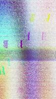 Digital Glitch A striking and abstract image of a digital glitch. It features a black background with a horizontal band of colorful, distorted pixels video