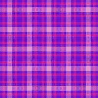 Tape seamless pattern tartan, fuzzy plaid background . Conceptual textile fabric texture check in pink and violet colors. vector