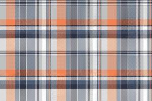 Regular textile pattern tartan, page background seamless fabric. Scratch texture plaid check in silver and white colors. vector