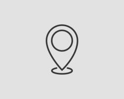 Map icons. Marker pointer. Pin location icon. GPS navigation symbol. vector