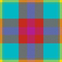 Pixel background design. Modern seamless pattern plaid. Square texture fabric. Tartan scottish textile. Beauty color madras ornament. vector