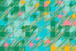 Modern glitch background. Color geometric abstract pattern . vector