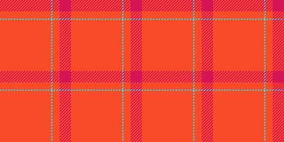 Japan fabric background tartan, open seamless check plaid. Elegant texture pattern textile in red and pink colors. vector