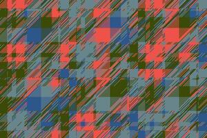 Modern glitch background. Color geometric abstract pattern . vector