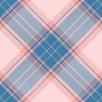 Living room background texture check, copy space tartan pattern plaid. Basic fabric textile seamless in cyan and light colors. vector