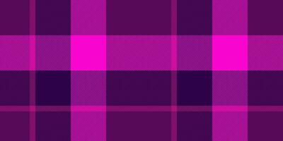 Tone texture check , mosaic textile tartan pattern. Greeting background seamless fabric plaid in purple and dark colors. vector