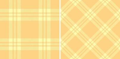 Check background plaid of textile fabric texture with a seamless pattern tartan. Set in light colors. Latest trends in modern everyday fashion prints. vector
