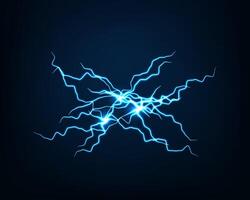 Abstract background electric light. Spark flash effect. Bright curved line. Neon glowing curves. vector