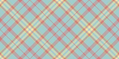 Close up textile background , paper texture seamless check. Glamor tartan pattern fabric plaid in light and red colors. vector