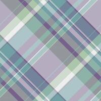 Image fabric background, mens shirt tartan texture seamless. Valentine textile check plaid pattern in violet and white colors. vector