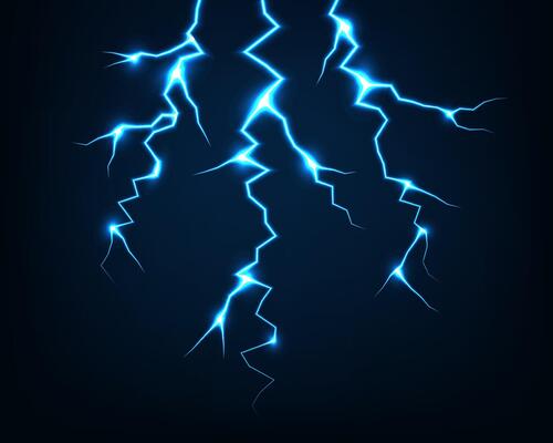 Abstract background electric light. Spark flash effect. Bright curved line. Neon glowing curves.