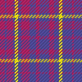 Seamless pattern of scottish tartan plaid. Repeatable background with check fabric texture. backdrop striped textile print. vector