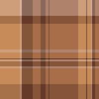 No people textile texture seamless, empty plaid check background. Pride pattern tartan fabric in orange and light colors. vector