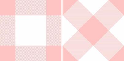 pattern fabric of check background plaid with a tartan textile texture seamless. Set in summer colors. Modern duvet covers for the bedroom. vector