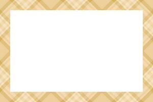 Vintage frame . Scottish border pattern retro style. Tartan plaid ornament. vector