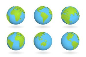 Globe earth world sign. planet, 3d map on the ball shape. Digital surface countries, concept design for ecology and communication, worldwide icon. vector