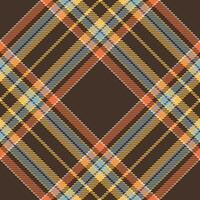 Plaid pattern . Check fabric texture. Seamless textile design for clothes, paper print. vector
