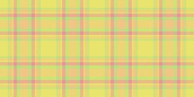 Swatch background pattern, stripe check textile fabric. Oilcloth tartan texture plaid seamless in yellow and amber colors. vector