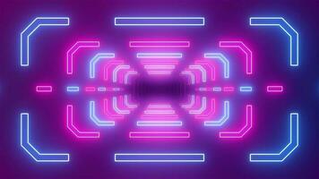 Digital Tech Infinite Tunnel Loop Motion Background video