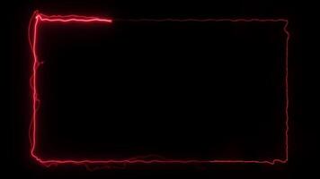 Red Line Stream Overlay Seamless Loop Frame Motion Background video