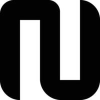 N logo is an image or simply a sketch with a specific meaning, and represents a meaning of a company, region, organization, product, country, institution, and other things. vector