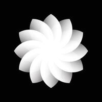 white flow logo is an image or simply a sketch with a specific meaning, and represents a meaning of a company, region, organization, product, country, institution, and other things. vector