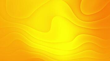 Yellow and orange wavy lines and abstract shapes. Suitable for backgrounds, graphic design projects, and vibrant visual content creation. video