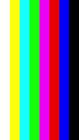 Color bars on a TV monitor without signal. Noisy and distorted. Not working, Distortions and Interferences on the TV screen. Color frame to customize the colors of the TV. Vertical color bar. video
