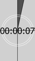 Old movie countdown timer vertical resolution. 10 seconds vintage film countdown on faded grey background. Old retro wipe rolling effect. Black and White, Monochrome Universal Countdown Film Leader. video