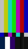Color bars on a TV monitor without signal. Noisy and distorted. Not working, Distortions and Interferences on the TV screen. Color frame to customize the colors of the TV. Vertical color bar. video