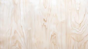 A wooden surface with a grainy texture. The wood is light in color and has a natural look photo