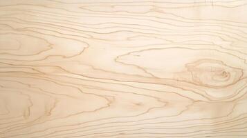 A wooden surface with a grainy texture. The wood is light in color and has a natural look photo