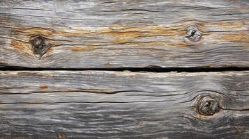 A wooden surface with a grainy texture. The wood appears to be old and weathered, giving it a rustic and natural feel. The grain of the wood is visible photo