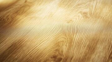 A wooden floor with a grainy texture. The wood is brown and has a natural look photo