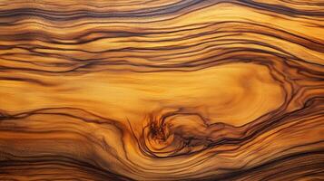 A close up of a wooden surface with a grainy texture. The wood appears to be aged and has a warm, natural feel to it. photo
