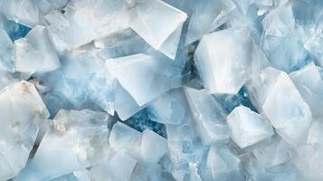 A close up of a blue and white diamond pattern. The diamonds are scattered throughout the image, creating a beautiful and intricate design. photo