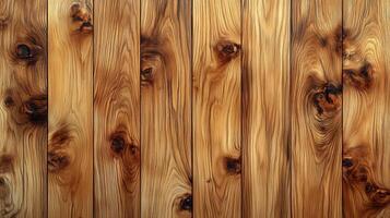 A wooden board with a grainy texture and a brown color. The board is made of wood and has a natural look. photo