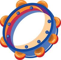 A colorful, multi-colored, and multi-textured object with a blue center vector