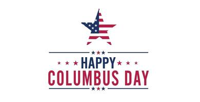 Columbus Day design on the white background vector