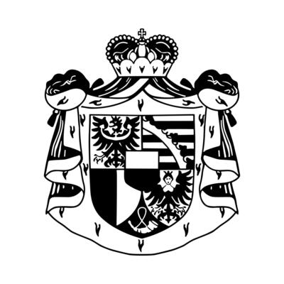 National Emblem of Liechtenstein, Black and White Coat of Arms