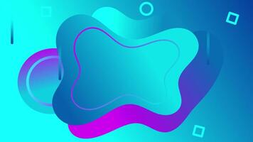 Water fluid background animation with blue gradient color. Loop playback on 4K. Suitable for wallpaper, presentations, banners, etc. video