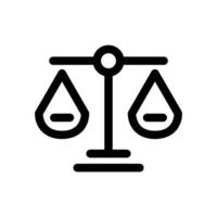 Scale Icon Line Design Style vector