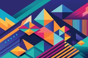 Geometric abstract backgrounds for presentations vector