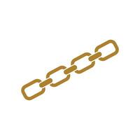 A chain icon on a white background vector