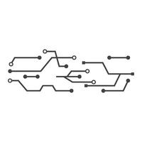 A circuit board with a few lines on it vector