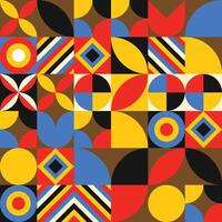 Geometric Abstract Pattern Collection Colorful and Modern Designs for Backgrounds, Prints, and Digital Art vector