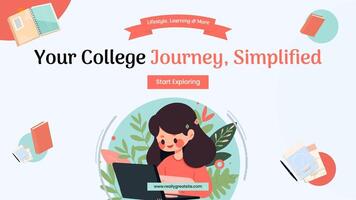 University Page template