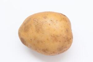 Potato isolate on white background photo
