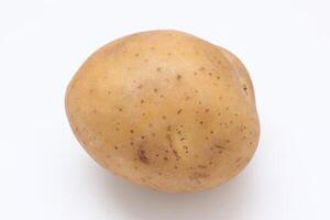 Potato isolate on white background photo