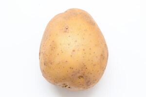 Potato isolate on white background photo